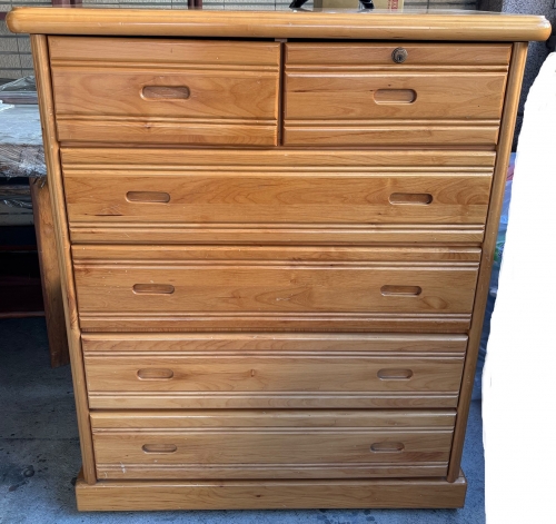 半實木．3.3尺．六抽櫃