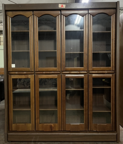 半實木．滑門式．5.7尺．雙層收納櫃(170公分)