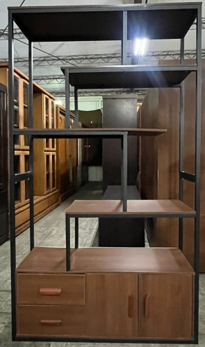 工業風．開放式．3.3尺．展示架
