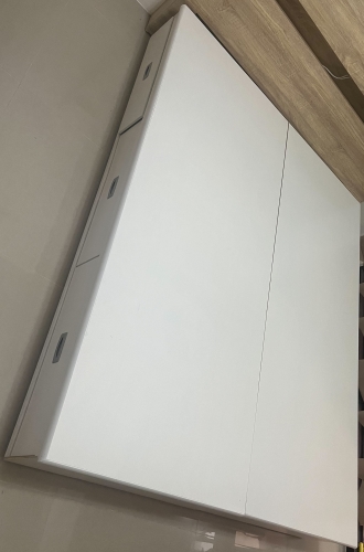 典雅白。雙人五尺。六抽床箱