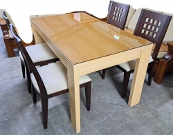 4.6尺．餐桌椅組．一桌四椅