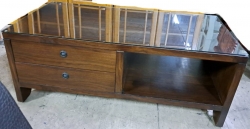 胡桃色．四尺．大茶几