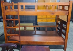 實木．單人3尺．上下舖(202x100x高160)