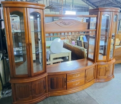 半實木．10尺．電視酒櫃組