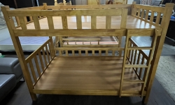 實木．單人3.5尺．上下舖 (200x110x160)