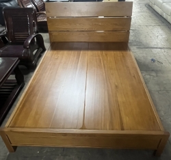 實木．標準雙人．五尺床架