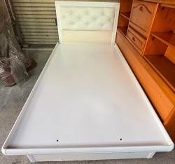 白色．單人3.5尺．掀床組