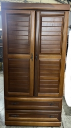 半實木．開門式．３ｘ６尺．衣櫃